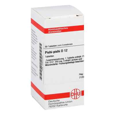 Pichi Pichi D12 Tabletten 80 stk von DHU-Arzneimittel GmbH & Co. KG PZN 00547000