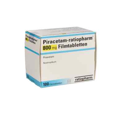 Piracetam-ratiopharm 800mg 100 stk von ratiopharm GmbH PZN 02799361