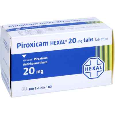Piroxicam Hexal 20 mg tabs Tabletten 100 stk von Hexal AG PZN 03411979