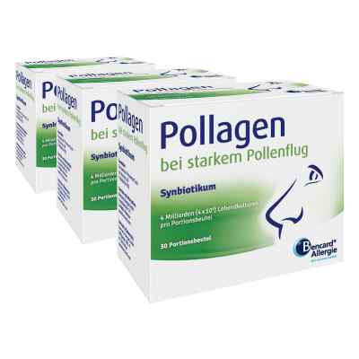 Pollagen Synbiotikum mit Probiotika und Prebiot.Beutel 3x30 stk von Bencard Allergie GmbH PZN 08100884