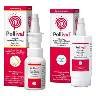 Pollival 1 Mg/ml Nasenspray und Pollival 0,5 Mg/ml Augentropfen 1 Set