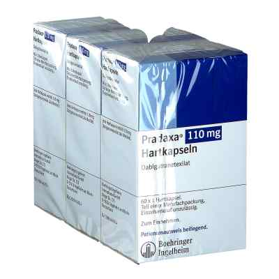 Pradaxa 110 mg Hartkapseln 180 stk von Boehringer Ingelheim Pharma GmbH PZN 06561900
