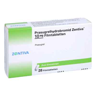 Prasugrelhydrobromid Zentiva 10 mg Filmtabletten 28 stk von Zentiva Pharma GmbH PZN 14212705