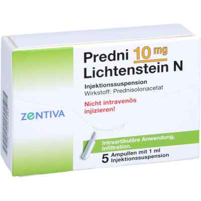 Predni 10 mg Lichtenstein N Kristallsuspension ampullen 5X1 ml von Zentiva Pharma GmbH PZN 02261443
