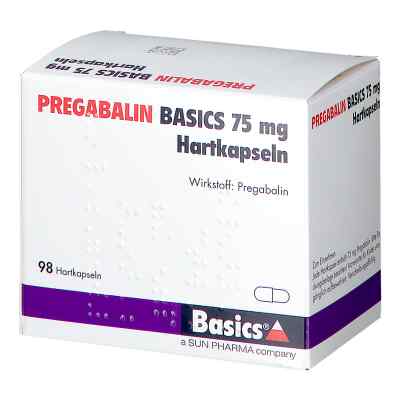 Pregabalin Basics 75 mg Hartkapseln 98 stk von Basics GmbH PZN 11172342