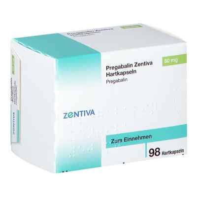 Pregabalin Zentiva 50 mg Hartkapseln 98 stk von Zentiva Pharma GmbH PZN 16321226
