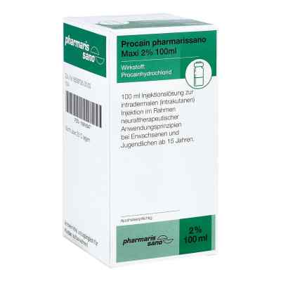 Procain Pharmarissano 2% Maxi iniecto -lsg.fla.100 Ml 100 ml von medphano Arzneimittel GmbH PZN 16816347