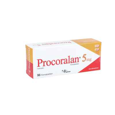 Procoralan 5 mg Filmtabletten 98 stk von Orifarm GmbH PZN 10203218