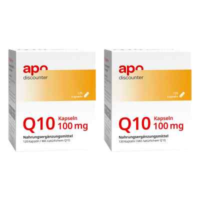 Q10 Kapseln 100 mg mit Coenzym Q10 von apodiscounter