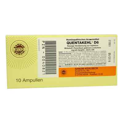 Quentakehl D6  Ampullen 10X1 ml von SANUM-KEHLBECK GmbH & Co. KG PZN 00040821