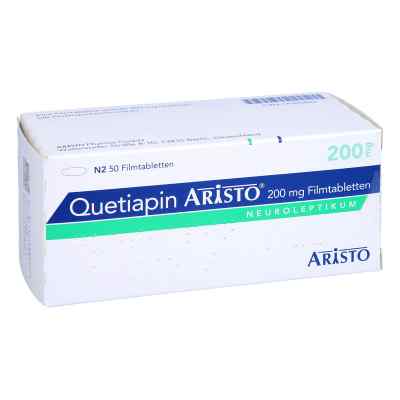 Quetiapin Aristo 200 mg Filmtabletten 50 stk von Aristo Pharma GmbH PZN 14385802