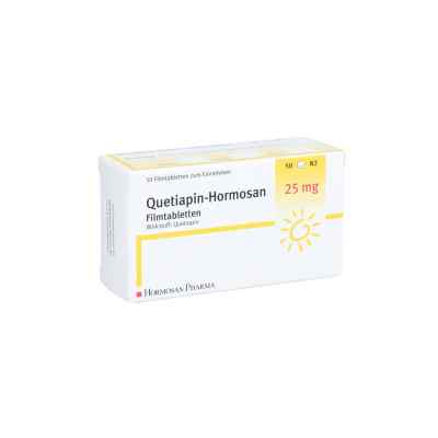 Quetiapin Hormosan 25 mg Filmtabletten 50 stk von HORMOSAN Pharma GmbH PZN 09294500