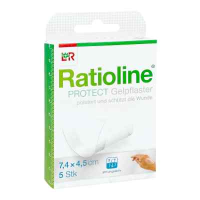 Ratioline Protect Gelpflaster 4,5x7,4 Cm 5 stk von Lohmann & Rauscher GmbH & Co.KG PZN 16389589