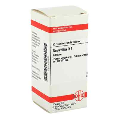 Rauwolfia D4 Tabletten 80 stk von DHU-Arzneimittel GmbH & Co. KG PZN 02930097