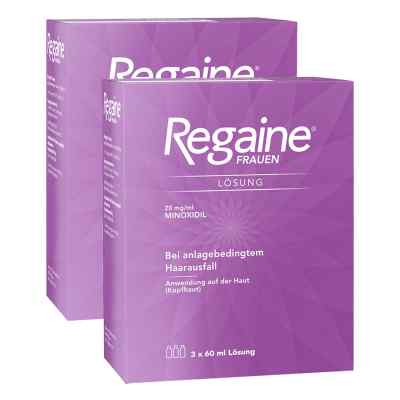 Regaine Frauen Lösung mit Minoxidil bei erblichem Haarausfall 6x60 ml von Kenvue Germany GmbH (OTC) PZN 08100723