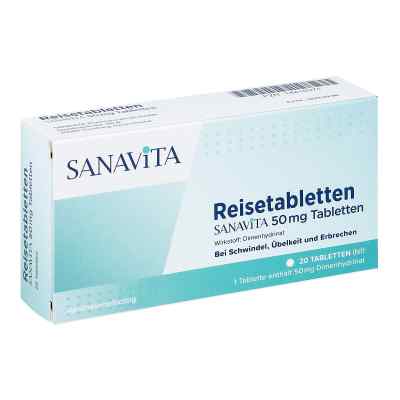 Reisetabletten Sanavita 50 mg Tabletten 20 stk von SANAVITA Pharmaceuticals GmbH PZN 14416371