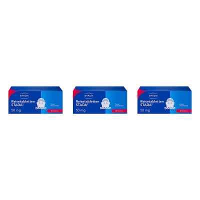 Reisetabletten STADA 50mg Dimenhydrinat bei Reiseübelkeit