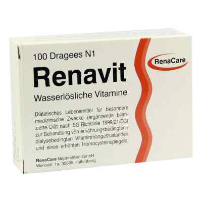 Renavit überzogene Tabletten 100 stk von RenaCare NEPHROMED GmbH PZN 03731595