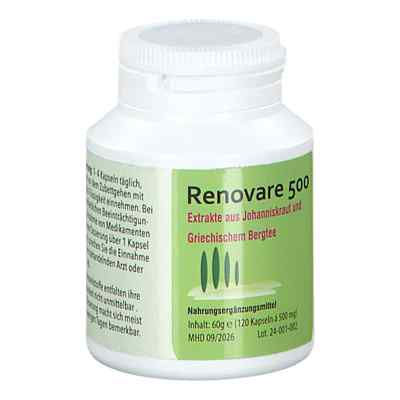 Renovare 500 Kapseln 120 stk von CERETIS LIMITED PZN 19513624