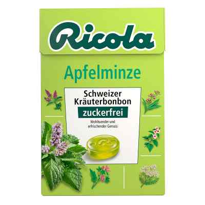 Ricola ohne Zucker Box Apfelminze Bonbons