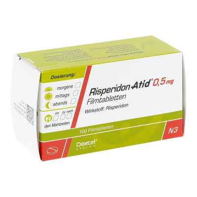 Risperidon Atid 0,5 mg Filmtabletten 100 stk von Dexcel Pharma GmbH PZN 03031076