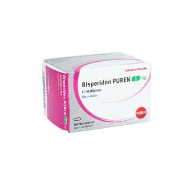 Risperidon Puren 1 mg Filmtabletten 100 stk von PUREN Pharma GmbH & Co. KG PZN 11358087