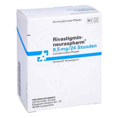 Rivastigmin-neuraxpharm 9,5mg/24 Stunden 30 stk von neuraxpharm Arzneimittel GmbH PZN 09923723