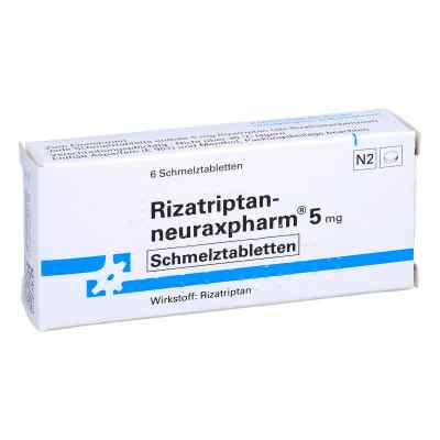 Rizatriptan-neuraxpharm 5mg 6 stk von neuraxpharm Arzneimittel GmbH PZN 07149745