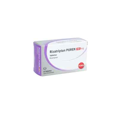 Rizatriptan Puren 10 mg Tabletten 12 stk von PUREN Pharma GmbH & Co. KG PZN 14299132