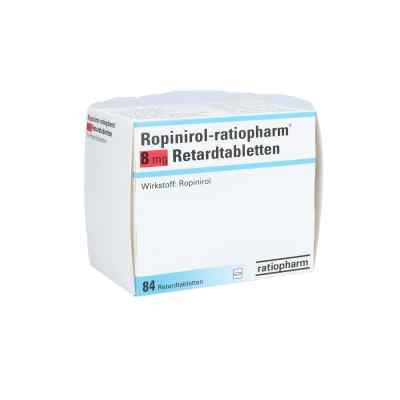 Ropinirol-ratiopharm 8 mg Retardtabletten 84 stk von ratiopharm GmbH PZN 07756824