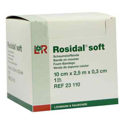 Rosidal Soft Binde 10x0,3cmx2,5m 1 stk von Lohmann & Rauscher GmbH & Co.KG PZN 00886854