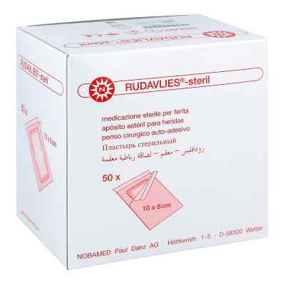 Rudavlies-steril Verbandpflaster8x10 cm