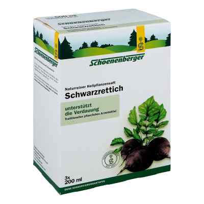 Schoenenberger Naturreiner Heilpflanzensaft Schwarzrettich
