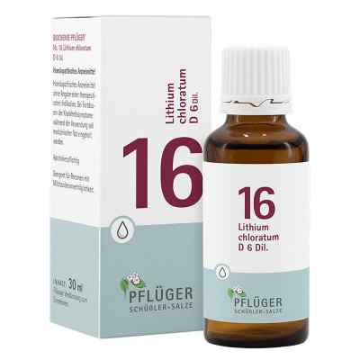Schüßler Biochemie Pflüger 16 Lithium chloratum D6 Tropfen