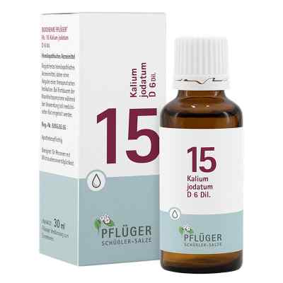 Schüßler-Salze Biochemie Pflüger 15 Kalium jodatum D6 Tropfen
