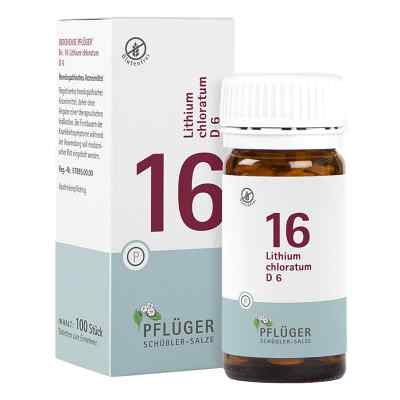 Schüßler-Salze Biochemie Pflüger 16 Lithium chloratum D6 Tbl.