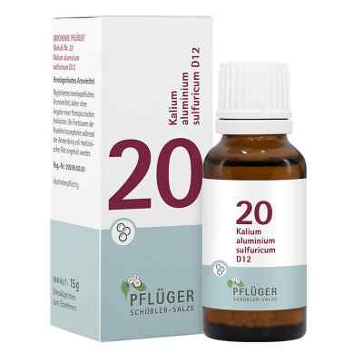 Schüßler-Salze Biochemie Pflüger 20 Kalium Alumin.sulf. 12 Gl.