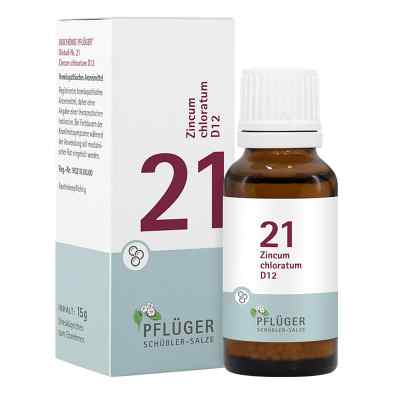 Schüßler-Salze Biochemie Pflüger 21 Zincum Chlor. D12 Globuli