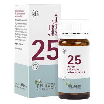 Schüßler-Salze Biochemie Pflüger 25 Aurum chlor.natr.D 6 Tbl