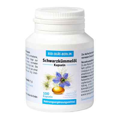 Schwarzkümmelöl Kapseln Bio Diaet 100 stk von Hübner Naturarzneimittel GmbH PZN 00196227
