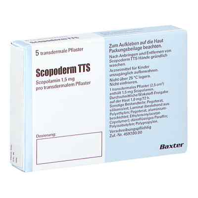 Scopoderm Tts Transdermale Pflaster
