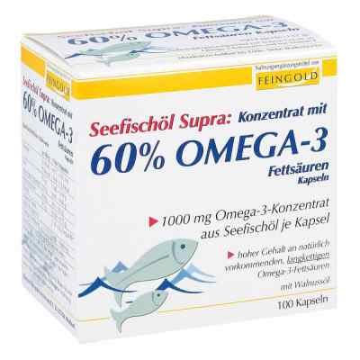 Seefischöl Supra mit 60% Omega-3-fetts.weichkaps.
