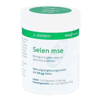 Selen Mse 50 [my]g Tabletten 120 stk von MSE Pharmazeutika GmbH PZN 03132972