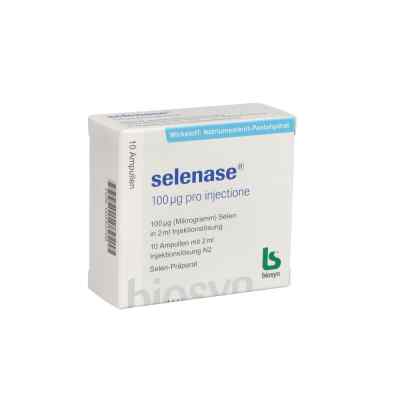 Selenase 100 [my]g pro injectione Ampullen 10X2 ml von biosyn Arzneimittel GmbH PZN 00593709