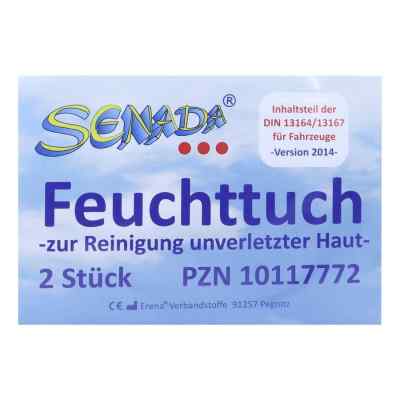 Senada Feuchttuch 2 stk von ERENA Verbandstoffe GmbH & Co. K PZN 10117772