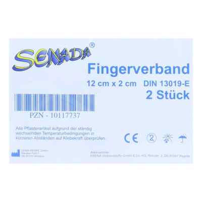Senada Fingerverband 2x12 cm 2 stk von ERENA Verbandstoffe GmbH & Co. K PZN 10117737