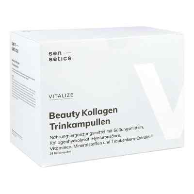 Sensetics Vitalize Beauty Kollagen Trinkampullen 28X25 ml von apo.com Group GmbH PZN 18438866