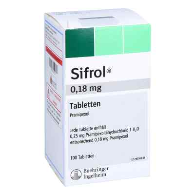 Sifrol 0,18 mg Tabletten 100 stk von EurimPharm Arzneimittel GmbH PZN 15996703