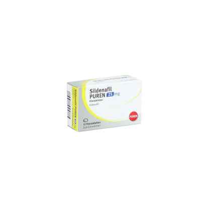 Sildenafil Puren 25 mg Filmtabletten 12 stk von PUREN Pharma GmbH & Co. KG PZN 13353237