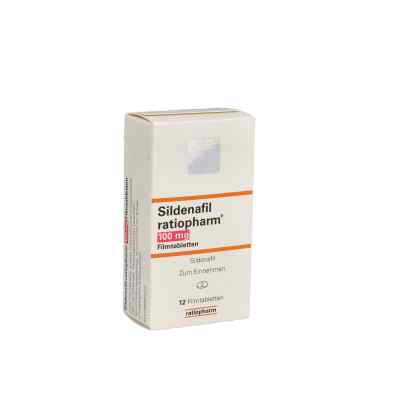 Sildenafil ratiopharm 100mg 12 stk von ratiopharm GmbH PZN 00142728